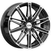 Литые диски Виар (КС1065) 6.500xR17 5x110 DIA65.1 ET35 Блэк Джек