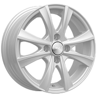 Литые диски МАЛЬТА (КЛ189) 6.000xR15 4x114.3 DIA67.1 ET45 белый для Hyundai Lantra Coupe
