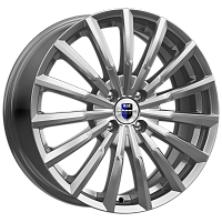 Литые диски Акцент-оригинал (КС641) (КС641) 5.500xR14 4x100 DIA54.1 ET46 дарк платинум Литые диски Акцент-оригинал (КС641) (КС641) 5.500xR14 4x100 DIA54.1 ET46 дарк платинум