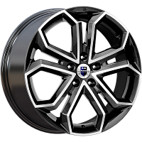 Литые диски Пандора (КС466) 8.500xR19 5x120 DIA67.1 ET45 алмаз черный Литые диски Пандора (КС466) 8.500xR19 5x120 DIA67.1 ET45 алмаз черный