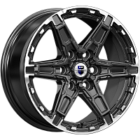 Литые диски Дистрикт (КС1159) 8.000xR18 6x114.3 DIA66.1 ET42 черный бриллиант для Oting Литые диски Дистрикт (КС1159) 8.000xR18 6x114.3 DIA66.1 ET42 черный бриллиант для Oting