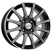 Литые диски Сиеста (КС477) 5.000xR13 4x98 DIA58.5 ET38 алмаз черный Литые диски Сиеста (КС477) 5.000xR13 4x98 DIA58.5 ET38 алмаз черный