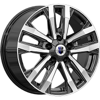 Литые диски Мичиган (КС1107) 8.000xR18 5x130 DIA71.6 ET56 алмаз черный для Porsche Литые диски Мичиган (КС1107) 8.000xR18 5x130 DIA71.6 ET56 алмаз черный для Porsche