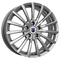 Литые диски Акцент (КС562) 7.000xR17 5x112 DIA66.6 ET45 дарк платинум для Volkswagen Caddy Kasten Литые диски Акцент (КС562) 7.000xR17 5x112 DIA66.6 ET45 дарк платинум для Volkswagen Caddy Kasten