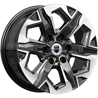 Литые диски Тейт (КС1050) 7.500xR17 6x139.7 DIA100.1 ET36 алмаз черный для Tank Литые диски Тейт (КС1050) 7.500xR17 6x139.7 DIA100.1 ET36 алмаз черный для Tank