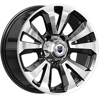 Литые диски Ла-Пас (КС897) 8.000xR18 5x139.7 DIA108.5 ET30 алмаз черный для УАЗ Литые диски Ла-Пас (КС897) 8.000xR18 5x139.7 DIA108.5 ET30 алмаз черный для УАЗ