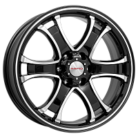 Литые диски Балеар-оригинал (КС727) (КС727) 7.500xR18 6x139.7 DIA106.1 ET25 алмаз черный для Sollers Литые диски Балеар-оригинал (КС727) (КС727) 7.500xR18 6x139.7 DIA106.1 ET25 алмаз черный для Sollers