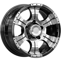 Литые диски Байконур (КС473) 7.000xR15 5x139.7 DIA108.5 ET-5 алмаз черный для УАЗ Литые диски Байконур (КС473) 7.000xR15 5x139.7 DIA108.5 ET-5 алмаз черный для УАЗ