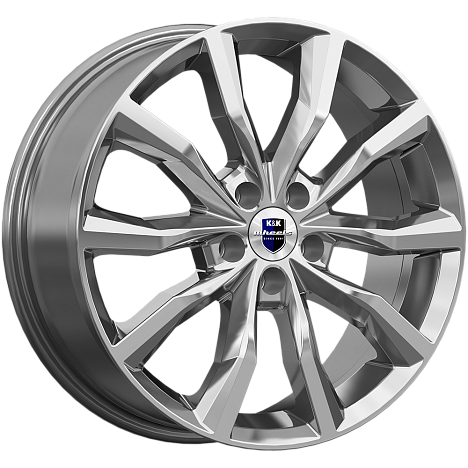 Портер (КС906) 7.500xR18 5x108 DIA67.1 ET33 дарк платинум Портер (КС906) 7.500xR18 5x108 DIA67.1 ET33 дарк платинум